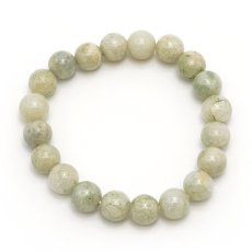 画像3: 【 一点物 】 翡翠 ブレスレット 9mm ミャンマー産 Jade Jadeite ひすい ヒスイ 5月誕生石 お守り 浄化 希少 天然石 パワーストーン (3)