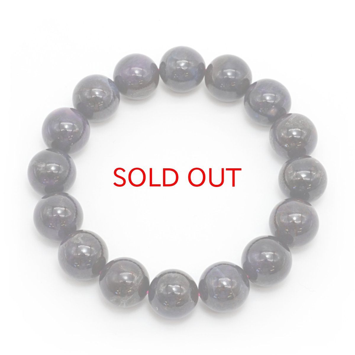 画像4: 【20%OFFセール】 スギライト ブレスレット アフリカ産 丸玉 12mm 【 一点もの 】Sugilite ヒーリングストーン 杉石 希少 天然石 パワーストーン (4)