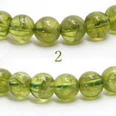 画像5: ペリドット ブレスレット 7mm玉 パキスタン産 【 一点もの 】   peridot 希少 お守り 浄化 天然石 パワーストーン 【送料無料】 (5)