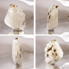 画像2: フェナカイト ラフ 原石 ペンダントトップ K18 75.2ct 日本製 Aランク  【1点もの 】ロシア産 ラフ原石 Phenakite 希少石 レア  誕生石 天然石 原石アクセサリー フaェナス石 鉱物 pendant ネックレス 【 送料無料 】パワーストーン 浄化 お守り 天然石 (2)