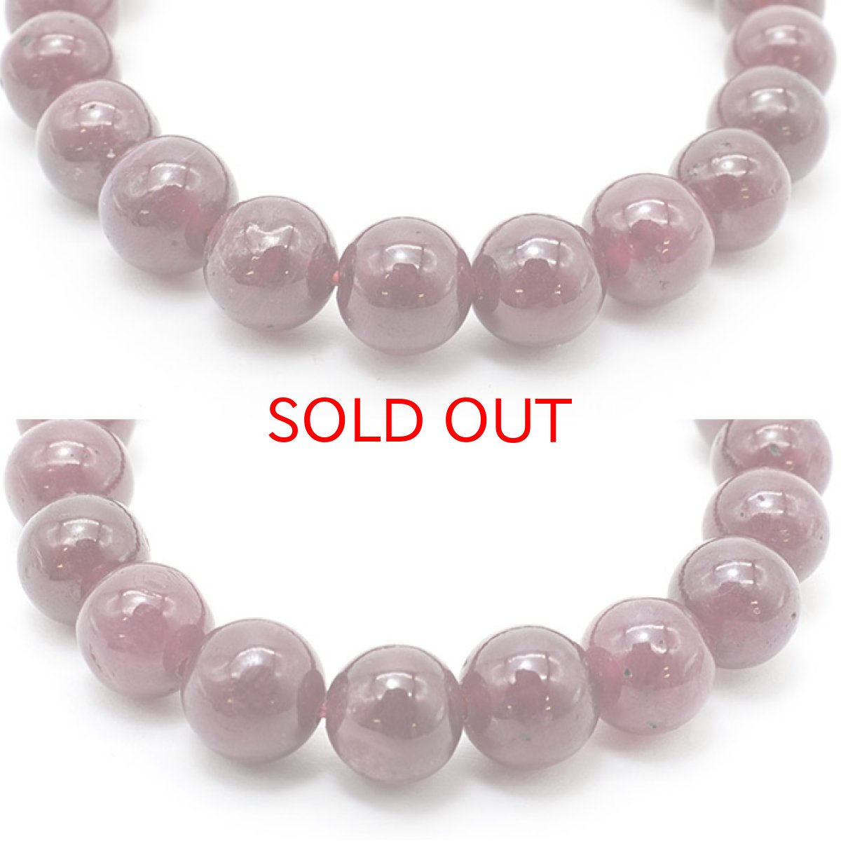 画像2: ルビー ブレスレット Ruby ブレス 8mm  ミャンマー産 【 7月誕生石 】  赤 ダークチェリー  お守り 浄化 天然石 パワーストーン 【送料無料】 カラーストーン (2)