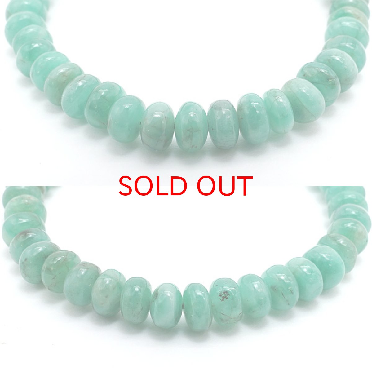 画像2: 【1点もの】エメラルドブレスレット ソロバンカット 約6×3mm コロンビア産 緑柱石 5月誕生石 天然石 パワーストーン 【送料無料】 カラーストーン (2)