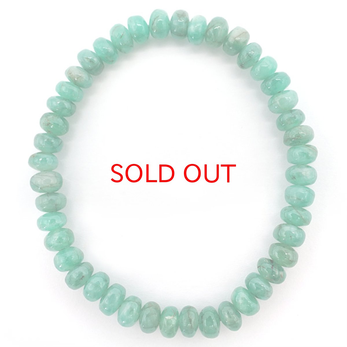 画像4: 【1点もの】エメラルドブレスレット ソロバンカット 約5×3mm コロンビア産 緑柱石 5月誕生石 天然石 パワーストーン 【送料無料】 カラーストーン (4)