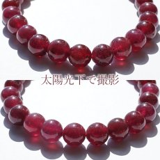 画像3: ルビー ブレスレット Ruby ブレス 6mm  ミャンマー産 【 7月誕生石 】  赤 ダークチェリー  お守り 浄化 天然石 パワーストーン 【送料無料】 カラーストーン (3)