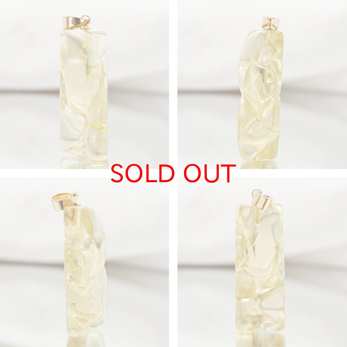 画像2: 【 一点物 】 アンダラクリスタル ペンダントトップ アメリカ産 Andara crystal 【 水研磨 】 原石 ネックレス 日本製 necklace 天然石 パワーストーン カラーストーン (2)