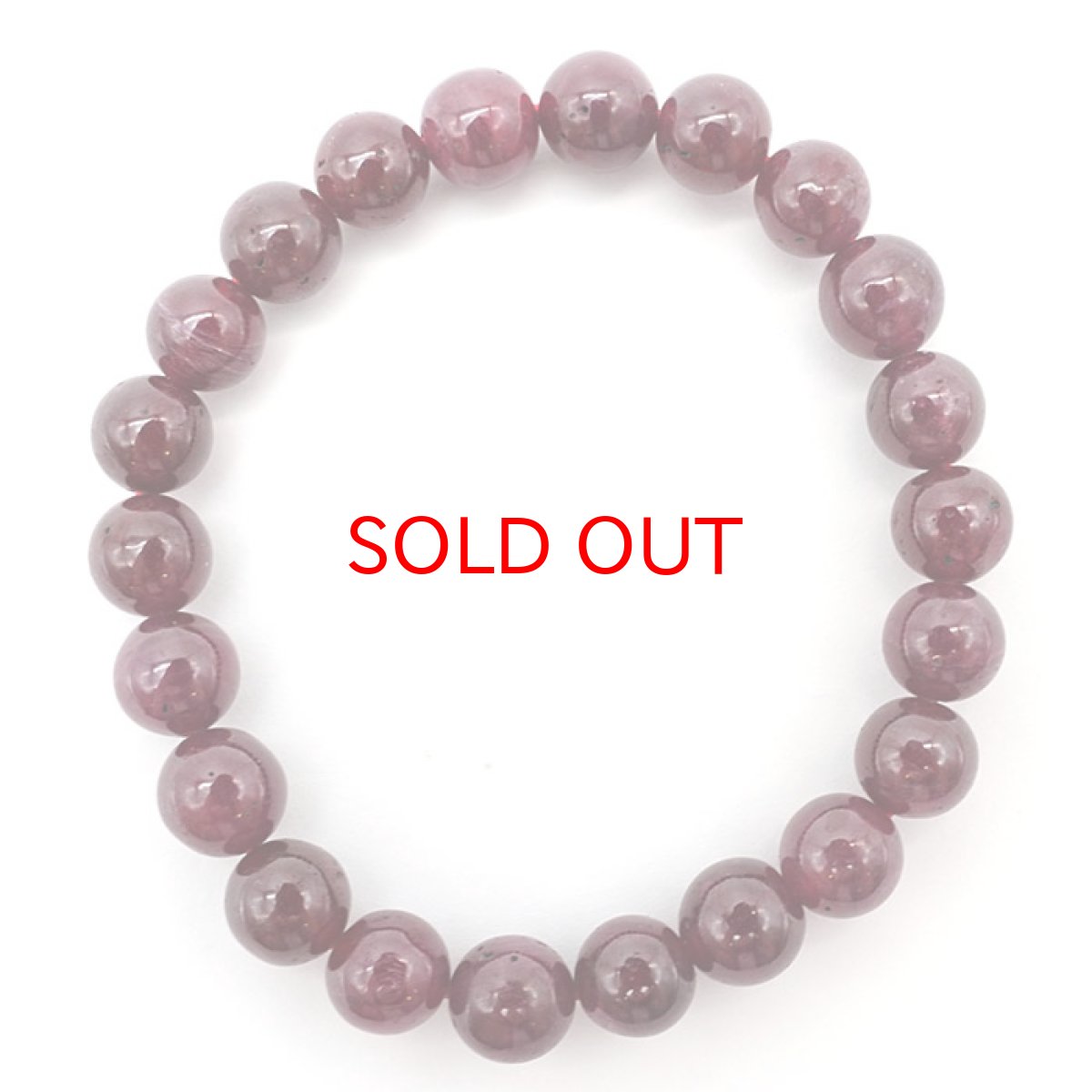 画像4: ルビー ブレスレット Ruby ブレス 8mm  ミャンマー産 【 7月誕生石 】  赤 ダークチェリー  お守り 浄化 天然石 パワーストーン 【送料無料】 カラーストーン (4)