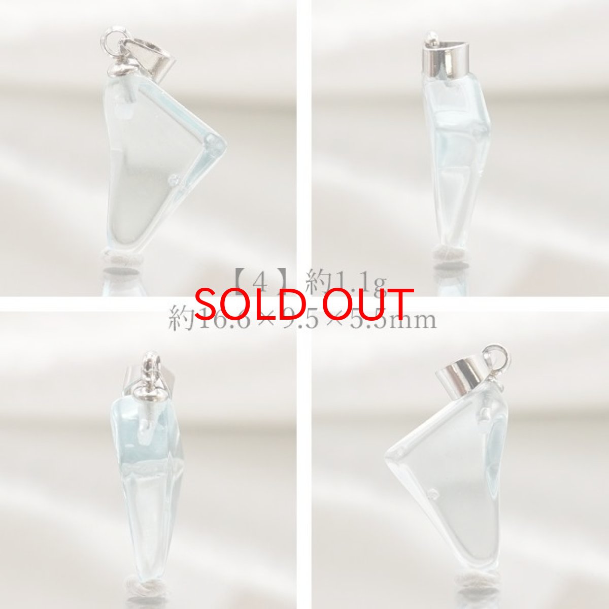 画像5: 【 一点物 】 アンダラクリスタル ペンダントトップ アメリカ産 Andara crystal 【 水研磨 】 原石 ネックレス 日本製 necklace 天然石 パワーストーン カラーストーン (5)