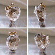 画像2: フェナカイト ラフ 原石 ペンダントトップ K18 4.2ct 日本製 Aランク【 1点もの 】ロシア産 ラフ原石 Phenakite 希少石 レア  誕生石 天然石 原石アクセサリー フェナス石 鉱物 pendant ネックレス 【 送料無料 】パワーストーン 浄化 お守り 天然石 カラーストーン (2)