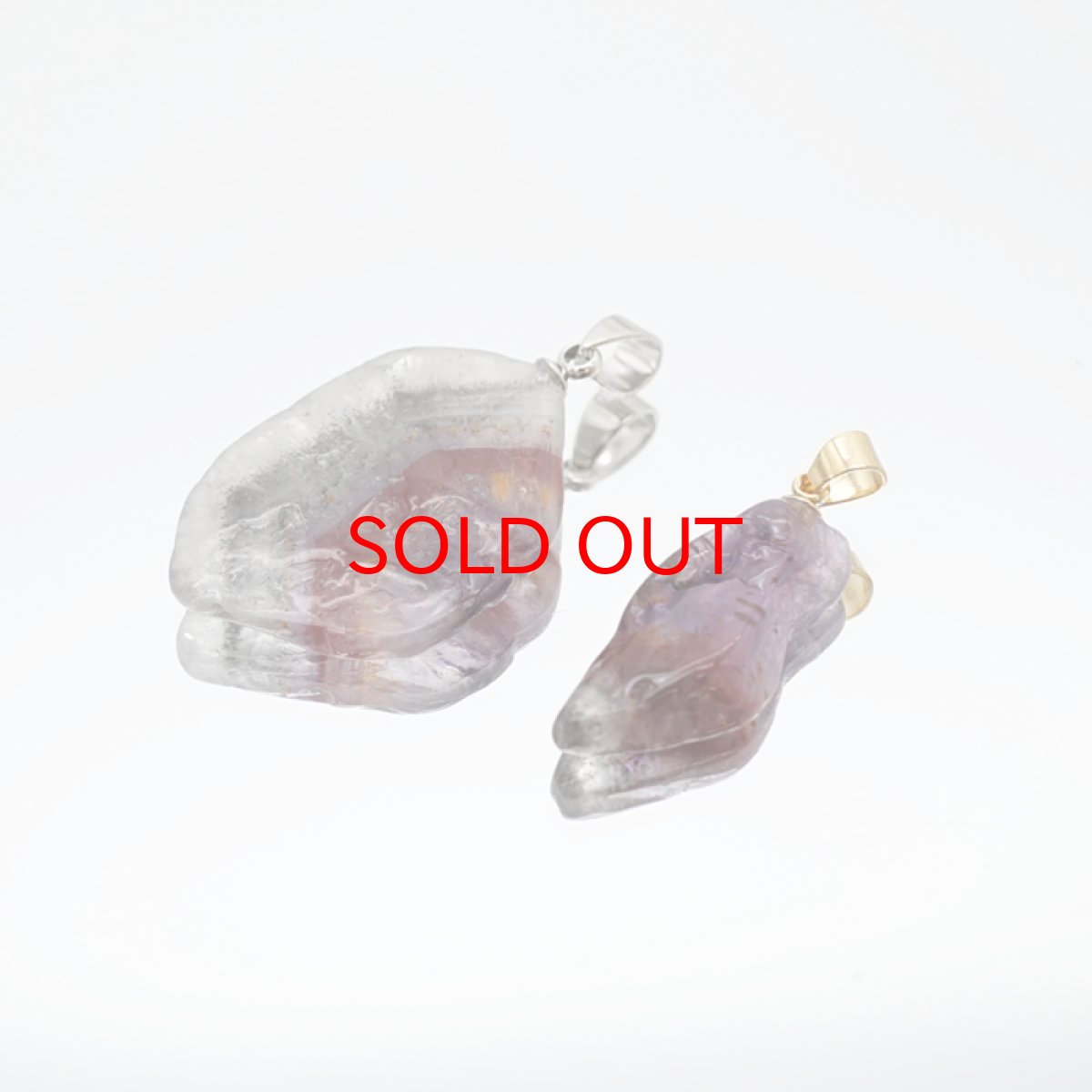 画像4: オーラライト ペンダントトップ 原石 ブラジル産 日本製 Auralite 【 1点もの 】 ネックレス ペンダント シルバー ゴールド necklace pendant 浄化 お守り 天然石 パワーストーン カラーストーン (4)