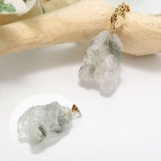 画像3: フェナカイト ラフ 原石 ペンダントトップ K18 23.95ct Aランク 日本製 【 1点もの 】ロシア産 ラフ原石 Phenakite 希少石 レア  誕生石 天然石 原石アクセサリー フェナス石 鉱物 pendant ネックレス 【 送料無料 】パワーストーン 浄化 お守り 天然石 カラーストーン (3)