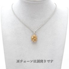 画像4: フォッシルコーラル ペンダントトップ 珊瑚 化石 インドネシア産 日本製 Fossil coral 【 1点もの 】 ネックレス ペンダント シルバー necklace pendant 浄化 お守り 天然石 パワーストーン カラーストーン (4)