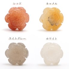 画像3: 【 一粒売り 】 翡翠 ビーズ 蓮 約13mm ミャンマー産 ルールートン 日本製 Jade Jadeite ひすい ヒスイ 彫り物 お守り 天然石 パワーストーン カラーストーン (3)