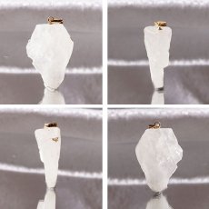 画像2: フェナカイト ラフ 原石 ペンダントトップ K18 15.75ct 日本製【 1点もの 】ロシア産 ラフ原石 Phenakite 希少石 レア  誕生石 天然石 原石アクセサリー フェナス石 鉱物 pendant ネックレス 【 送料無料 】パワーストーン 浄化 お守り 天然石 カラーストーン (2)