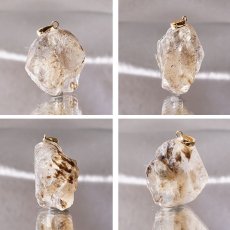 画像2: フェナカイト ラフ 原石 ペンダントトップ K18 21.5ct 日本製 【 1点もの 】ロシア産 ラフ原石 Phenakite 希少石 レア  誕生石 天然石 原石アクセサリー フェナス石 鉱物 pendant ネックレス 【 送料無料 】パワーストーン 浄化 お守り 天然石 カラーストーン (2)