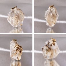 画像2: フェナカイト ラフ 原石 ペンダントトップ K18 21.5ct 日本製 【 1点もの 】ロシア産 ラフ原石 Phenakite 希少石 レア  誕生石 天然石 原石アクセサリー フェナス石 鉱物 pendant ネックレス 【 送料無料 】パワーストーン 浄化 お守り 天然石 カラーストーン (2)