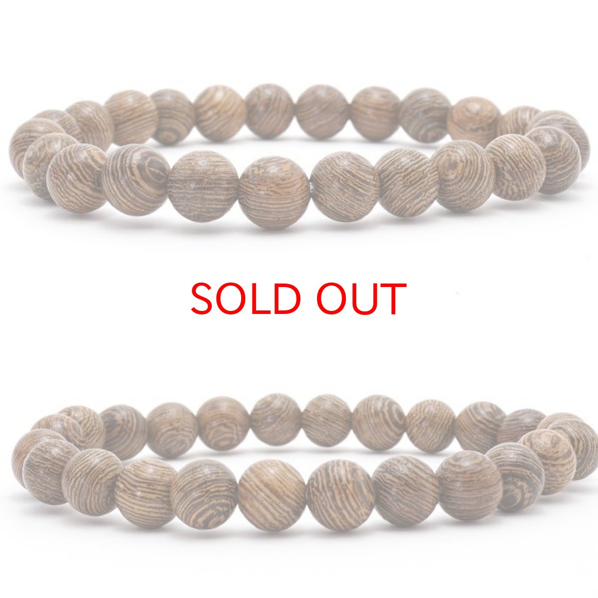 画像2: パワーズウッド 鉄刀木 タガヤサン Bombay Black Woodブレスレット 8mm 天然木 (2)