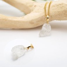 画像3: フェナカイト ラフ 原石 ペンダントトップ K18 3.25ct AAAランク 日本製【 1点もの 】ロシア産 ラフ原石 Phenakite 希少石 レア  誕生石 天然石 原石アクセサリー フェナス石 鉱物 pendant ネックレス 【 送料無料 】パワーストーン 浄化 お守り 天然石 カラーストーン (3)