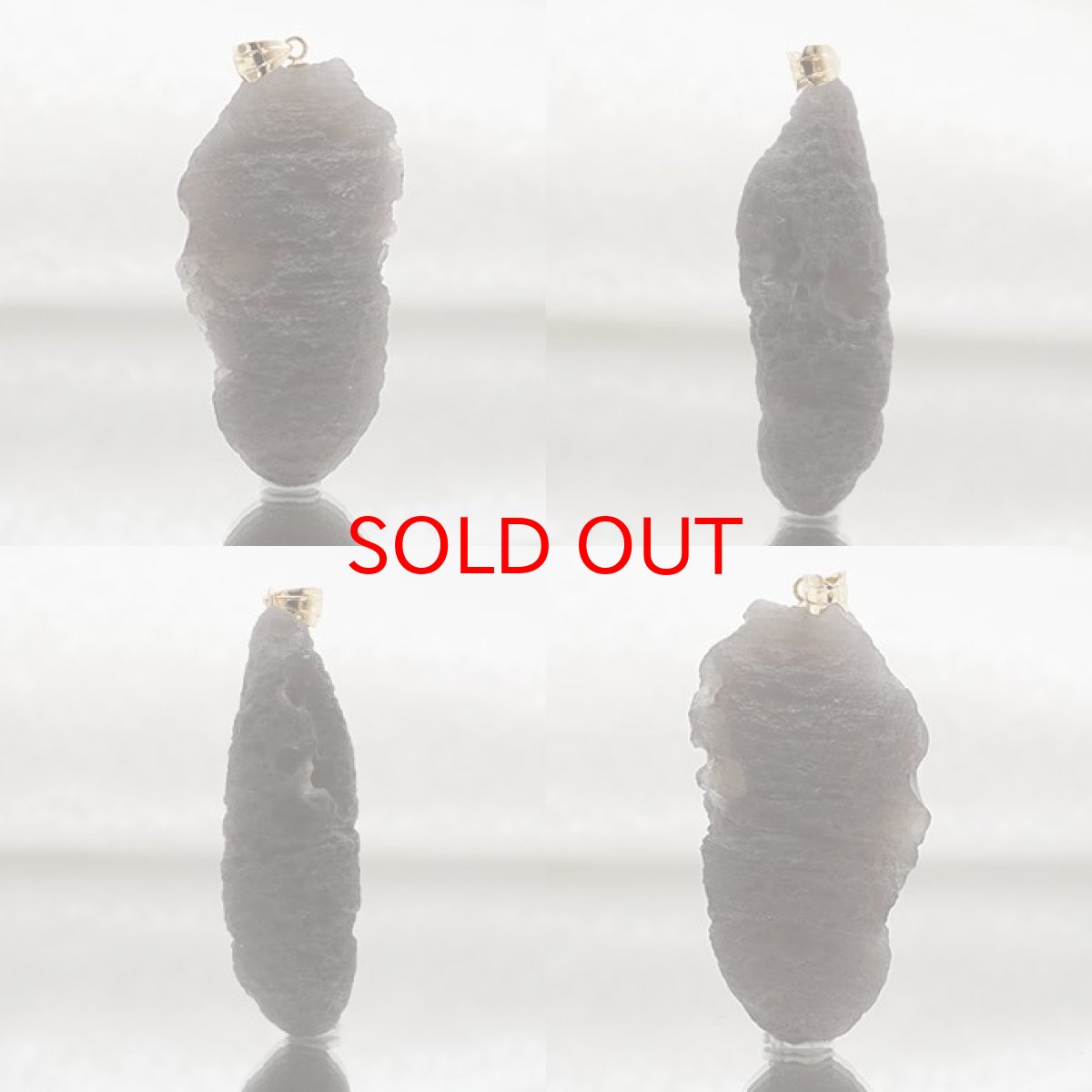 画像2: アグニマニタイト K18 ペンダントトップ インドネシア産 H&E社推奨【 一点物 】 日本製 天然ガラス 超希少石 テクタイト レア 天然石 パワーストーン (2)