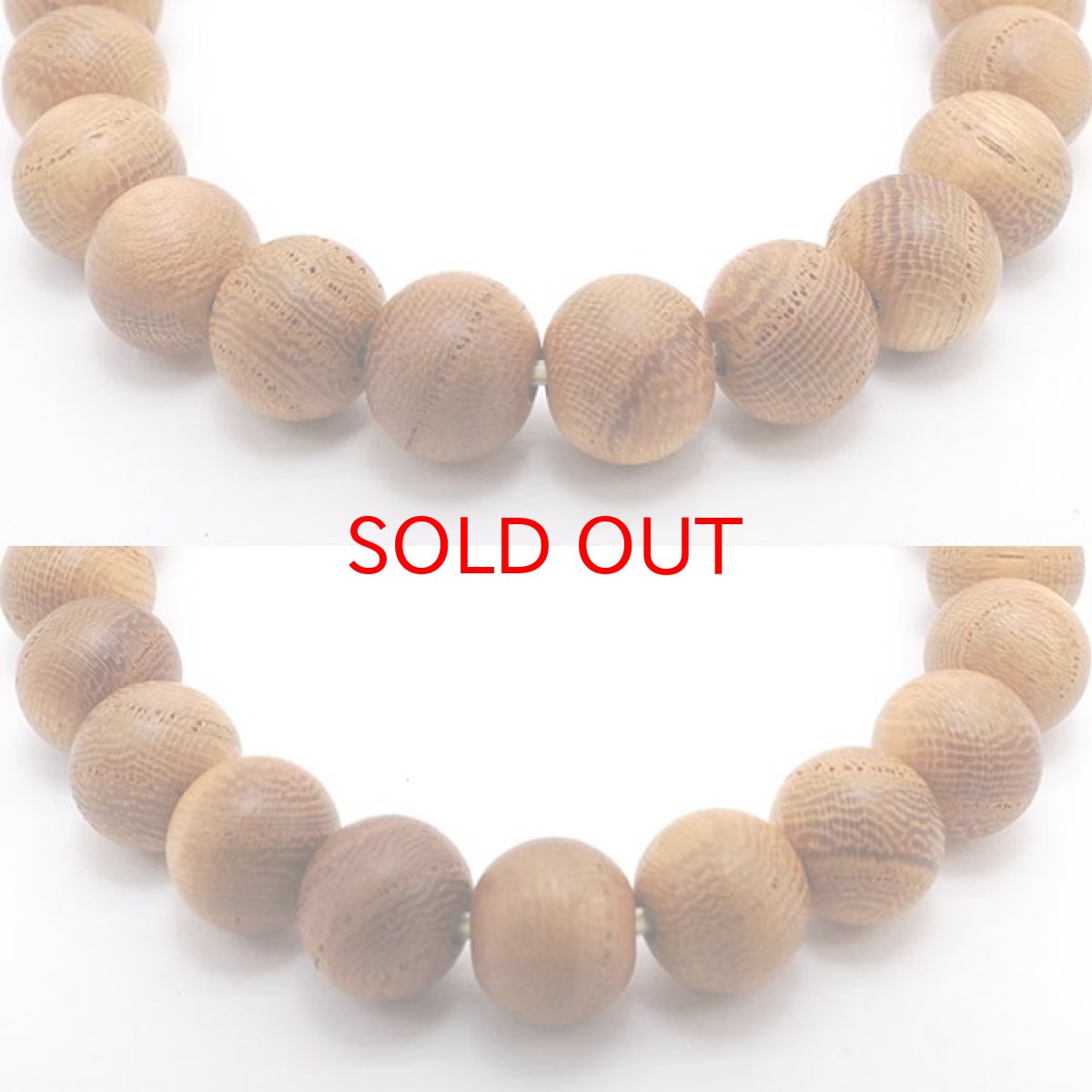 画像2: パワーズウッド 高野欅 ブレスレット 8mm 和歌山県高野山産 天然木 (2)