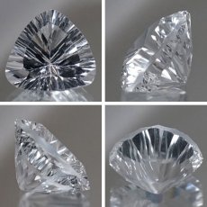 画像2: 【 国産天然石 】 長野県産 水晶 ルース 3.7ct トリリアンカット 【 一点もの 】 天然石 パワーストーン カラーストーン (2)