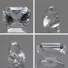 画像2: 【 国産天然石 】 岩手県産 水晶 ルース 2.7ct スクエアカット 【 一点もの 】 天然石 パワーストーン カラーストーン (2)