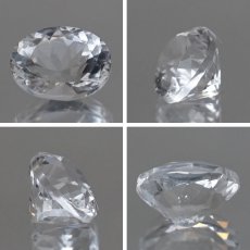 画像2: 【 国産天然石 】 石川県産 水晶 ルース 1.5ct オーバルカット 【 一点もの 】 天然石 パワーストーン カラーストーン (2)