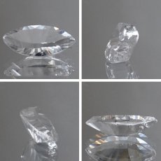 画像2: 【 国産天然石 】 山梨県産 水晶 ルース 1.1ct マーキス 【 一点もの 】 天然石 パワーストーン カラーストーン (2)