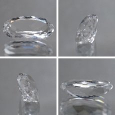 画像2: 【 国産天然石 】 山梨県産 水晶 ルース 1.6ct オーバルカット 【 一点もの 】 天然石 パワーストーン カラーストーン (2)