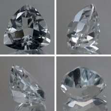 画像2: 【 国産天然石 】 山梨県産 水晶 ルース 3.9ct トリリアンカット 【 一点もの 】 天然石 パワーストーン カラーストーン (2)