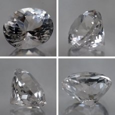 画像2: 【 国産天然石 】 山梨県産 水晶 ルース 2.6ct オーバルカット 【 一点もの 】 天然石 パワーストーン カラーストーン (2)