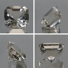 画像2: 【 国産天然石 】 滋賀県産 スモーキークォーツ ルース 8.3ct スクエアカット 【 一点もの 】 天然石 パワーストーン カラーストーン (2)