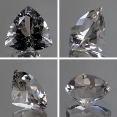 画像2: 【 国産天然石 】 山梨県産 水晶 ルース 1.3ct トリリアンカット 【 一点もの 】 天然石 パワーストーン カラーストーン (2)