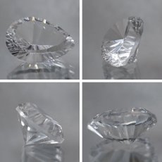 画像2: 【 国産天然石 】 山梨県産 水晶 ルース 4.4ct ペアーシェイプカット 【 一点もの 】 天然石 パワーストーン カラーストーン (2)