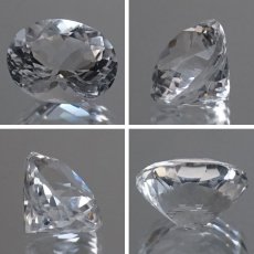 画像2: 【 国産天然石 】 宮崎県産 水晶 ルース 3.4ct オーバルカット 【 一点もの 】 天然石 パワーストーン カラーストーン (2)