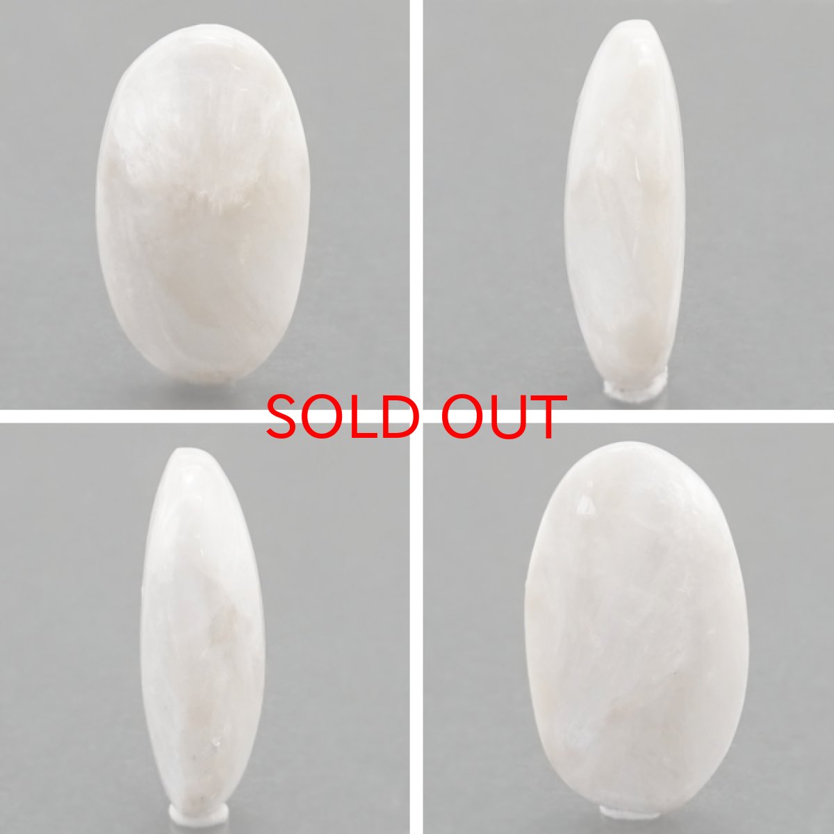 画像2: 【 国産天然石 】 岐阜県産 ウォラストナイト ルース 5ct オーバル ウラストナイト 珪灰石 【 一点もの 】 天然石 パワーストーン カラーストーン (2)