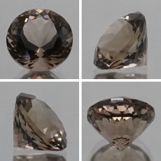 画像2: 【 国産天然石 】 滋賀県産 スモーキークォーツ ルース 2.5ct ラウンドカット 【 一点もの 】 天然石 パワーストーン カラーストーン (2)