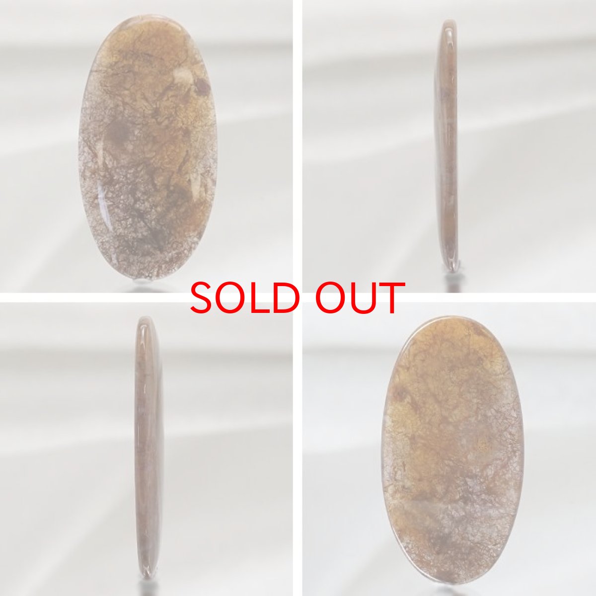 画像2: 【 国産天然石 】 石川県産 加賀ジャスパー ルース 13.3ct 【 一点もの 】 天然石 パワーストーン カラーストーン (2)