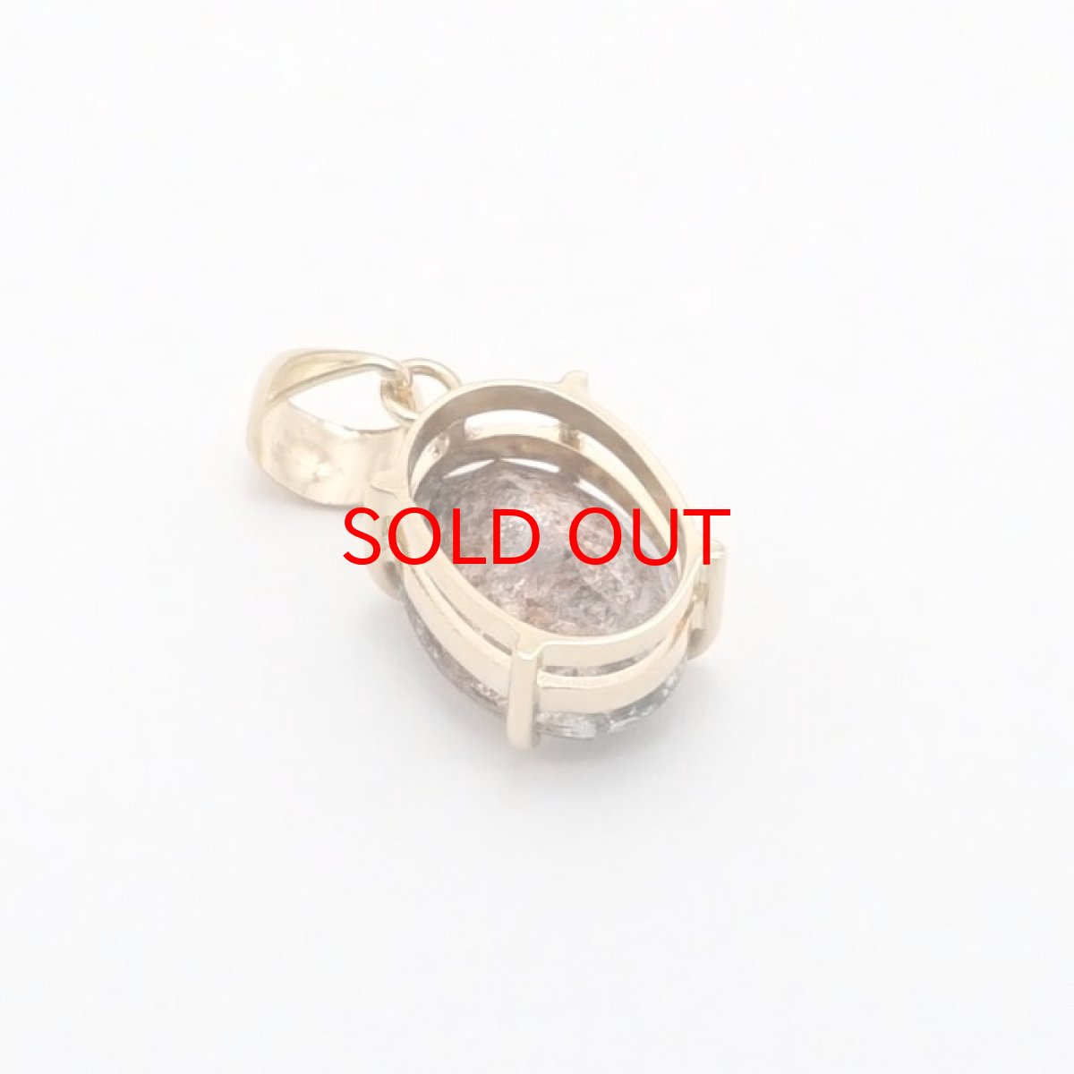 画像3: 【 一点もの 】 アクアマリンサンストーン ペンダントトップ 2.0ct ブラジル産 日本製 アクアマリン サンストーン K18 一粒ペンダント ネックレス シンプルペンダント 天然石 パワーストーン カラーストーン (3)