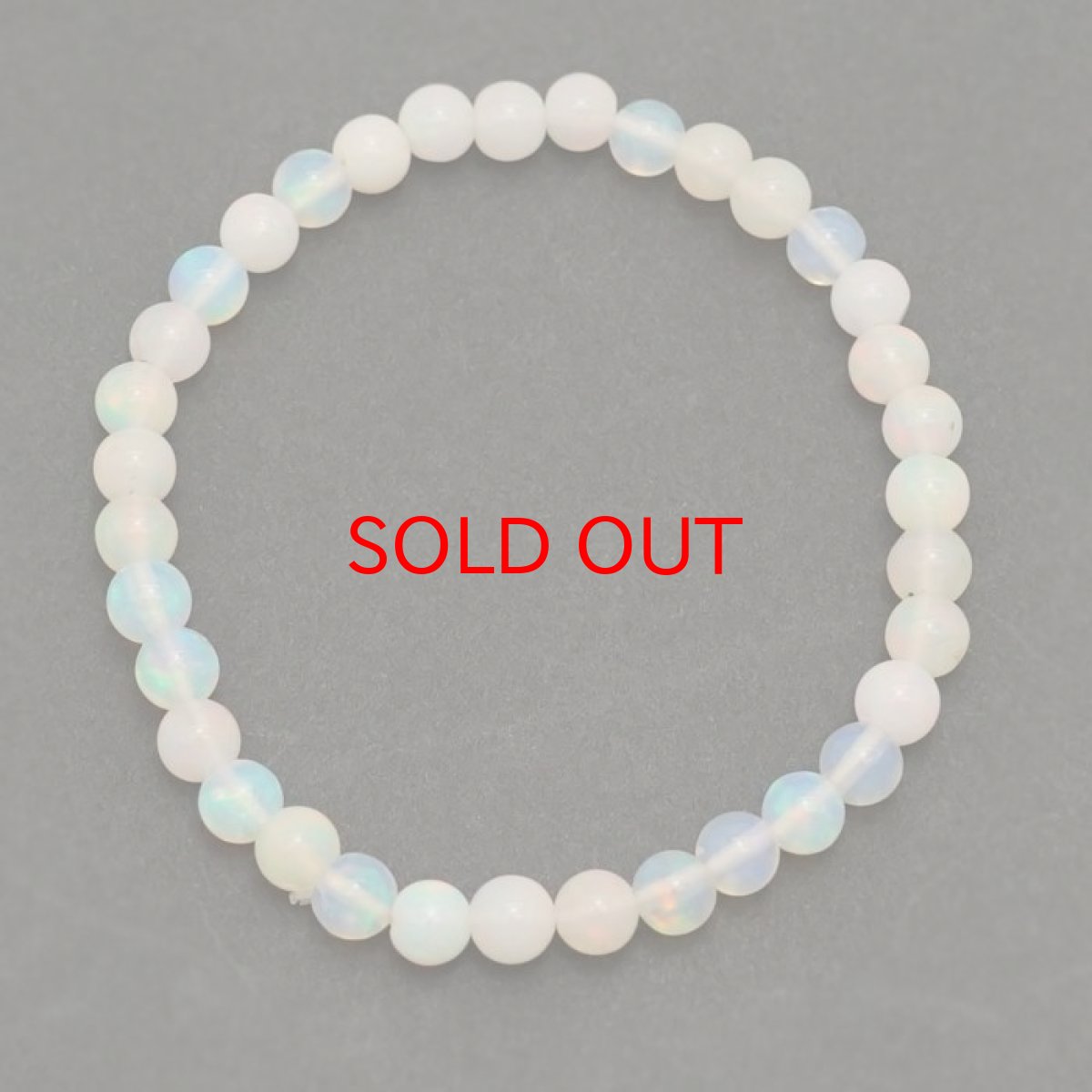 画像4: オパール ブレスレット エチオピア産 丸玉 5mm Opal 【 一点もの 】 エチオピアオパール 蛋白石 遊色効果 10月誕生石 天然石 パワーストーン カラーストーン (4)