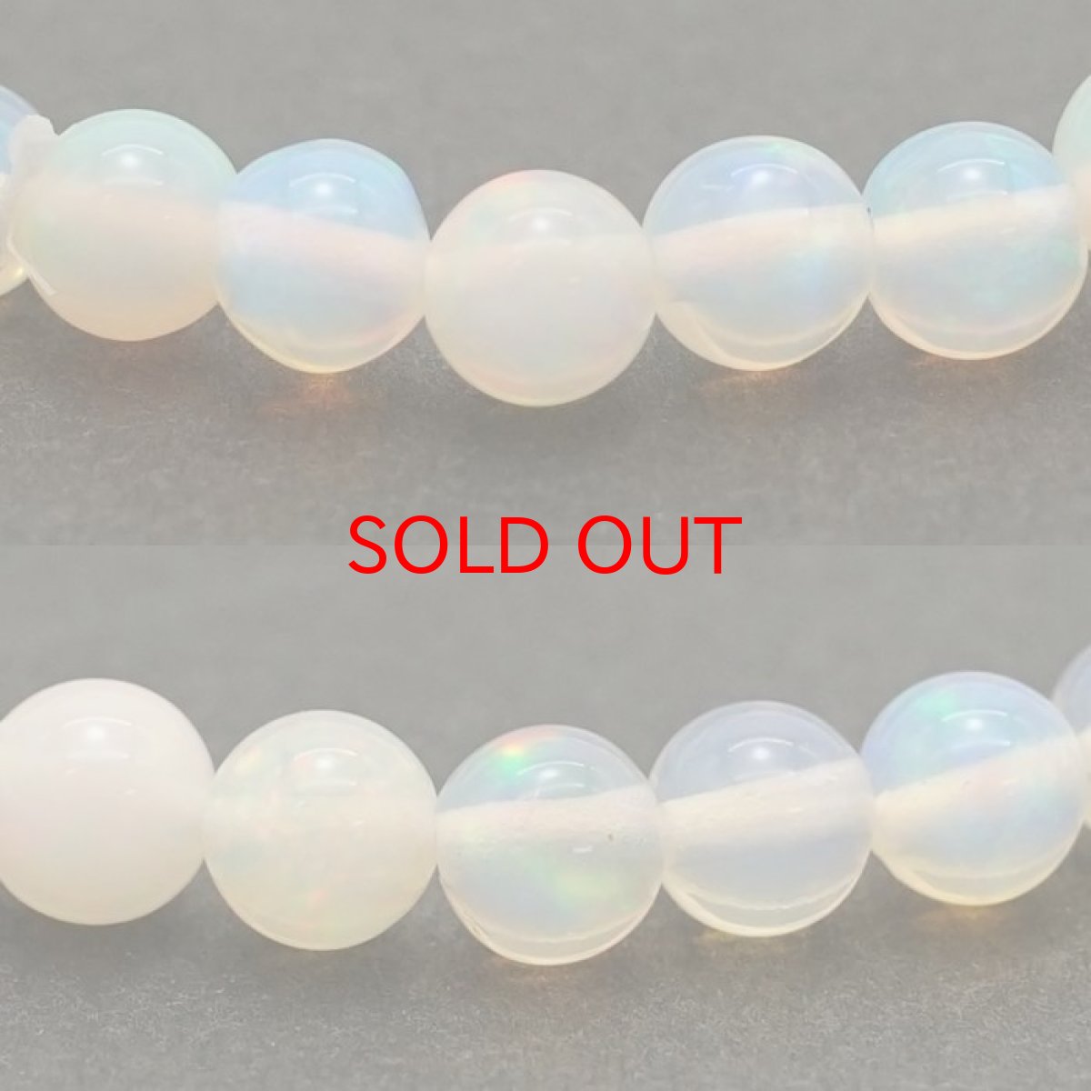 画像2: オパール ブレスレット エチオピア産 丸玉 5mm Opal 【 一点もの 】 エチオピアオパール 蛋白石 遊色効果 10月誕生石 天然石 パワーストーン カラーストーン (2)