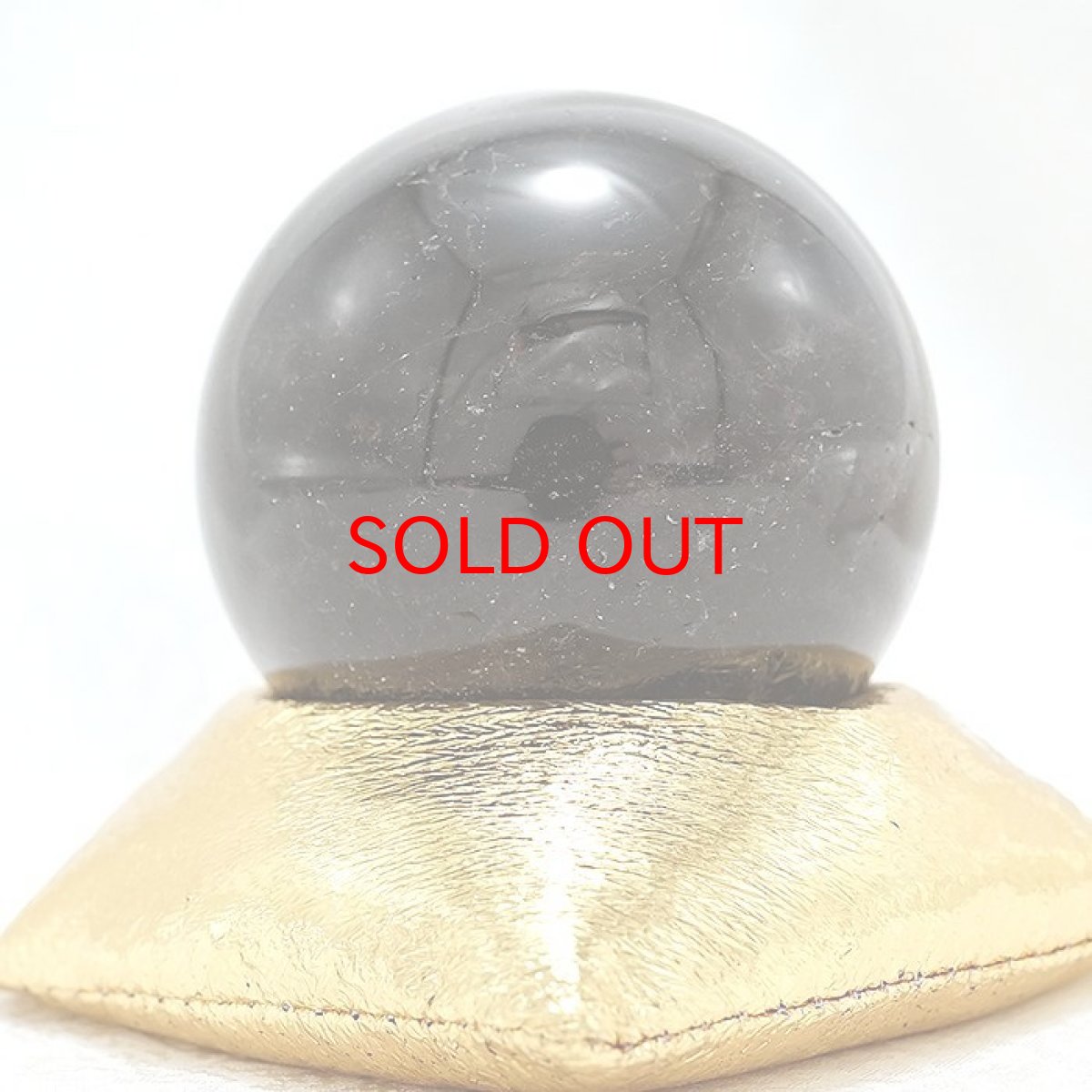 画像3: 【 一点物 】 【 日本の石 】 黒平水晶 丸玉 58mm 270g 山梨県産 黒水晶 Kurobera Quartz お守り 浄化 国産水晶 天然石 パワーストーン 日本銘石 カラーストーン (3)