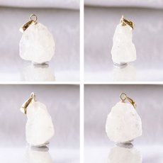 画像2: フェナカイト ラフ 原石 ペンダントトップ K18 4.6ct Aランク 日本製 【 1点もの 】ロシア産 ラフ原石 Phenakite 希少石 レア  誕生石 天然石 原石アクセサリー フェナス石 鉱物 pendant ネックレス 【 送料無料 】パワーストーン 浄化 お守り 天然石 カラーストーン (2)