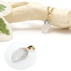 画像3: フェナカイト ラフ 原石 ペンダントトップ K18 2.5ct AAAランク 日本製 【 1点もの 】ロシア産 ラフ原石 Phenakite 希少石 レア  誕生石 天然石 原石アクセサリー フェナス石 鉱物 pendant ネックレス 【 送料無料 】パワーストーン 浄化 お守り 天然石 カラーストーン (3)