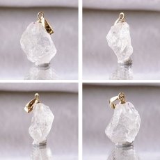 画像2: フェナカイト ラフ 原石 ペンダントトップ K18 3.7ct AAランク 日本製 【 1点もの 】ロシア産 ラフ原石 Phenakite 希少石 レア  誕生石 天然石 原石アクセサリー フェナス石 鉱物 pendant ネックレス 【 送料無料 】パワーストーン 浄化 お守り 天然石 カラーストーン (2)