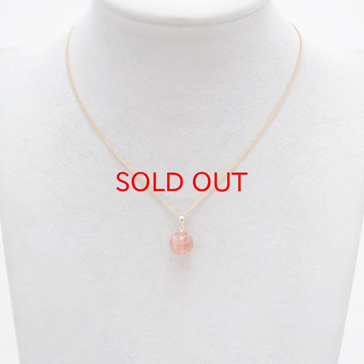 画像3: 【 一点もの 】 サンストーン ペンダントトップ 9mm K18 タンザニア産 Sunstone 一粒ペンダント ネックレス シンプルペンダント 天然石 パワーストーン カラーストーン (3)