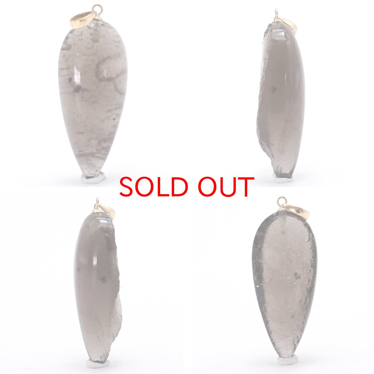 画像2: 【 一点物 】 チンターマニストーン ペンダントトップ K18 アメリカ産 ドロップ型 隕石 才能 能力 エネルギー 超希少原石 天然石 パワーストーン カラーストーン (2)