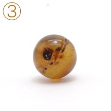画像10: タイガーアンバー 丸玉 インドネシア産 丸玉 15mm 【 一点もの 】amber アンバー スマトラ琥珀 植物の化石 天然石 パワーストーン カラーストーン (10)