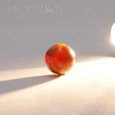 画像3: タイガーアンバー 丸玉 インドネシア産 丸玉 15mm 【 一点もの 】amber アンバー スマトラ琥珀 植物の化石 天然石 パワーストーン カラーストーン (3)