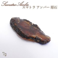 画像1: スマトラブルーアンバー 原石 インドネシア産 【 一点もの 】amber アンバー スマトラ産 琥珀 植物の化石 天然石 パワーストーン カラーストーン (1)