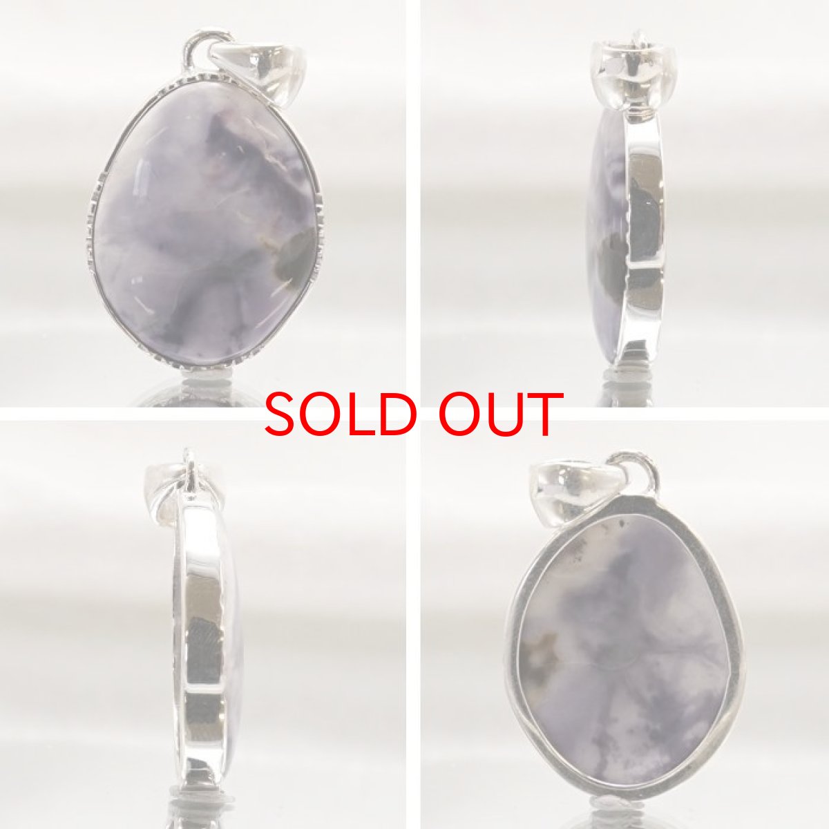 画像2: ティファニーストーン ペンダントトップ アメリカ産 日本製 SV925 【 1点もの 】 ネックレス ペンダント シルバー necklace pendant 浄化 お守り 天然石 パワーストーン カラーストーン (2)